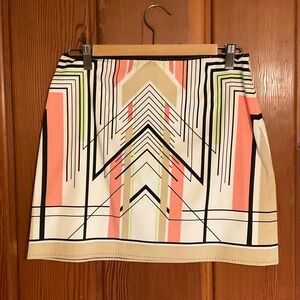 Elie Tahari Geometric Design Skirt Size 4 #2315